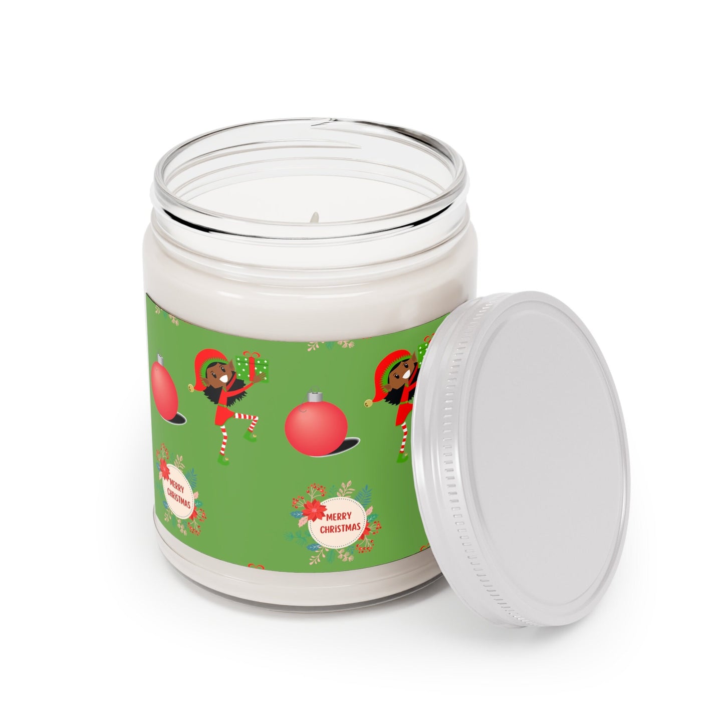 9oz African American Girl Scented Candles, Black girl gift, Christmas Candle