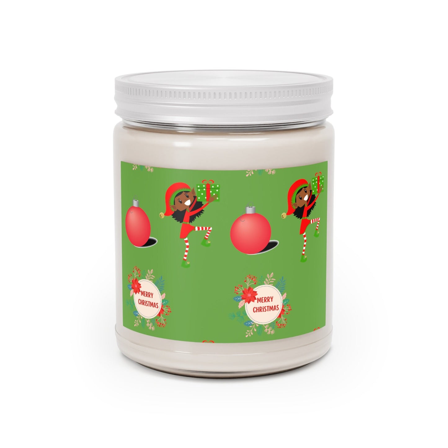 9oz African American Girl Scented Candles, Black girl gift, Christmas Candle