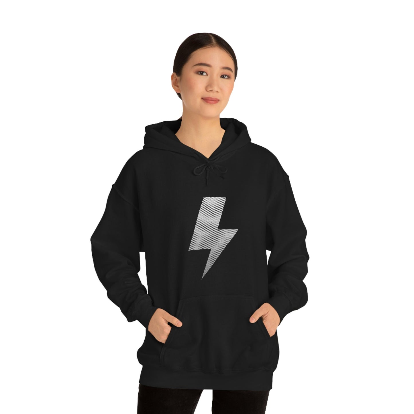 Men Lightning Bolt Hoodie, Lightning Sweater, Bolt Pullover, Trendy Lightning Unisex Heavy Blend Hooded Sweatshirt