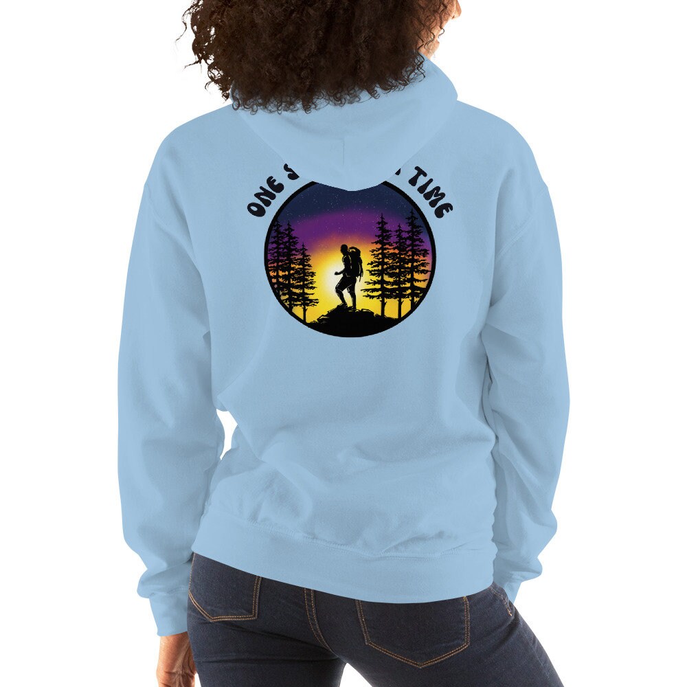 Hiking Hoodie, Nature Lover Sweatshirt, Inspirational Hoodie, positive Pullover, Vacation Unisex Hoodie