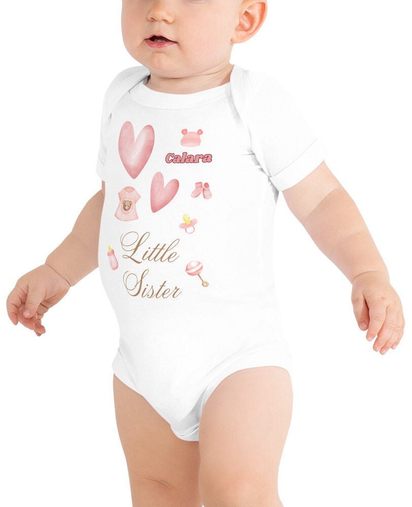 Little Sister Shirt, Baby Announcement, Little Sister Onesie, Pregnancy Reveal, Lil Sis Shirt, Little Sister Outfit, Matching Sister Tee