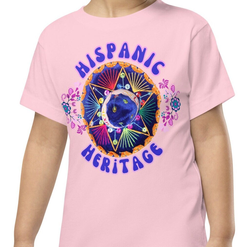 Toddler Hispanic Heritage Shirt, Kid's National Month Shirt, Hispanic Shirt, Latina Kid Shirt, Spanish Shirt, Mexico Shirt