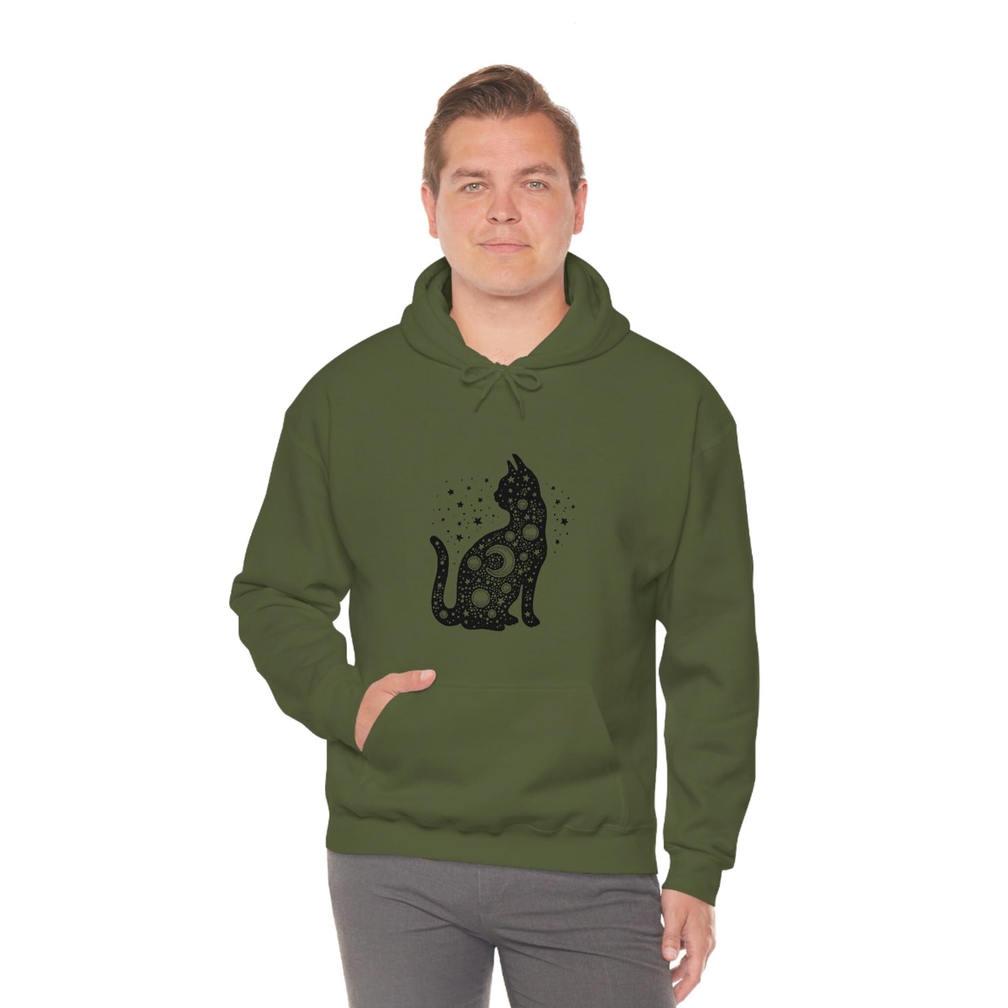 Cat Lover Hoodie, Cat Sweater, Unisex Heavy Blend Hooded Sweatshirt