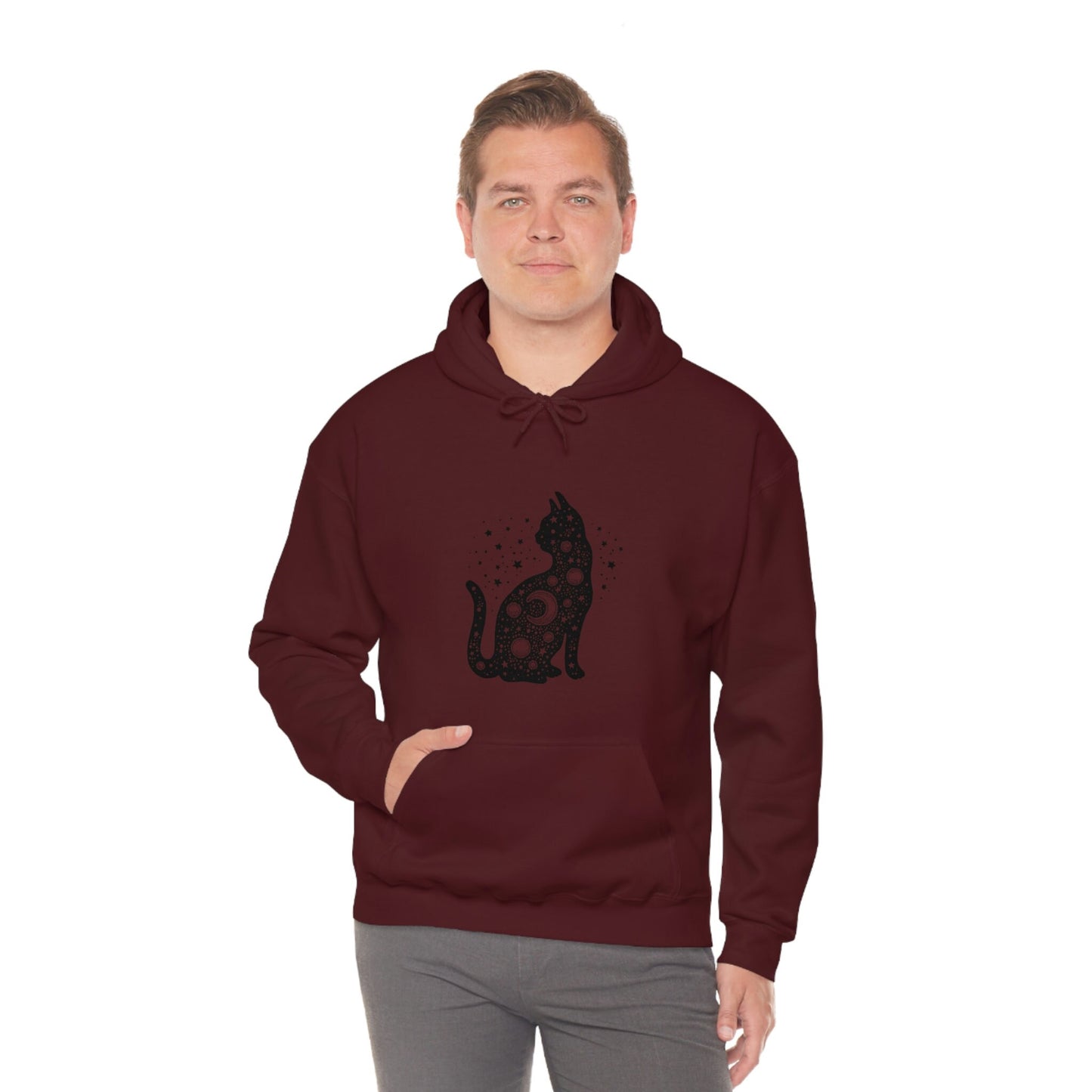 Cat Lover Hoodie, Cat Sweater, Unisex Heavy Blend Hooded Sweatshirt
