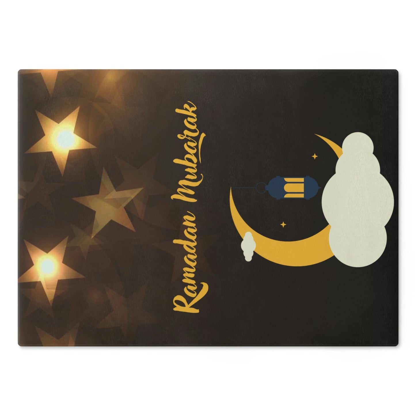 Ramadan Kitchen Cutting Board Gift, One Sided Ramadan Cutting Board