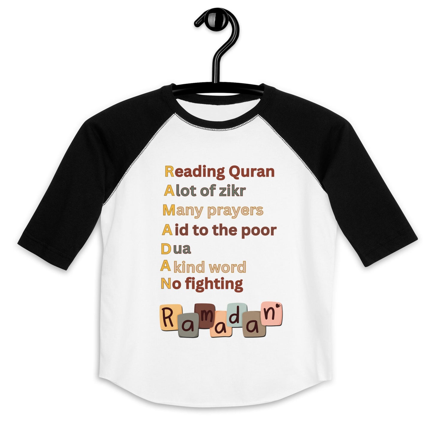 Ramadan Kids' Shirt, Muslim Kid Tee, Ramadan Tees, Youth baseball shirt