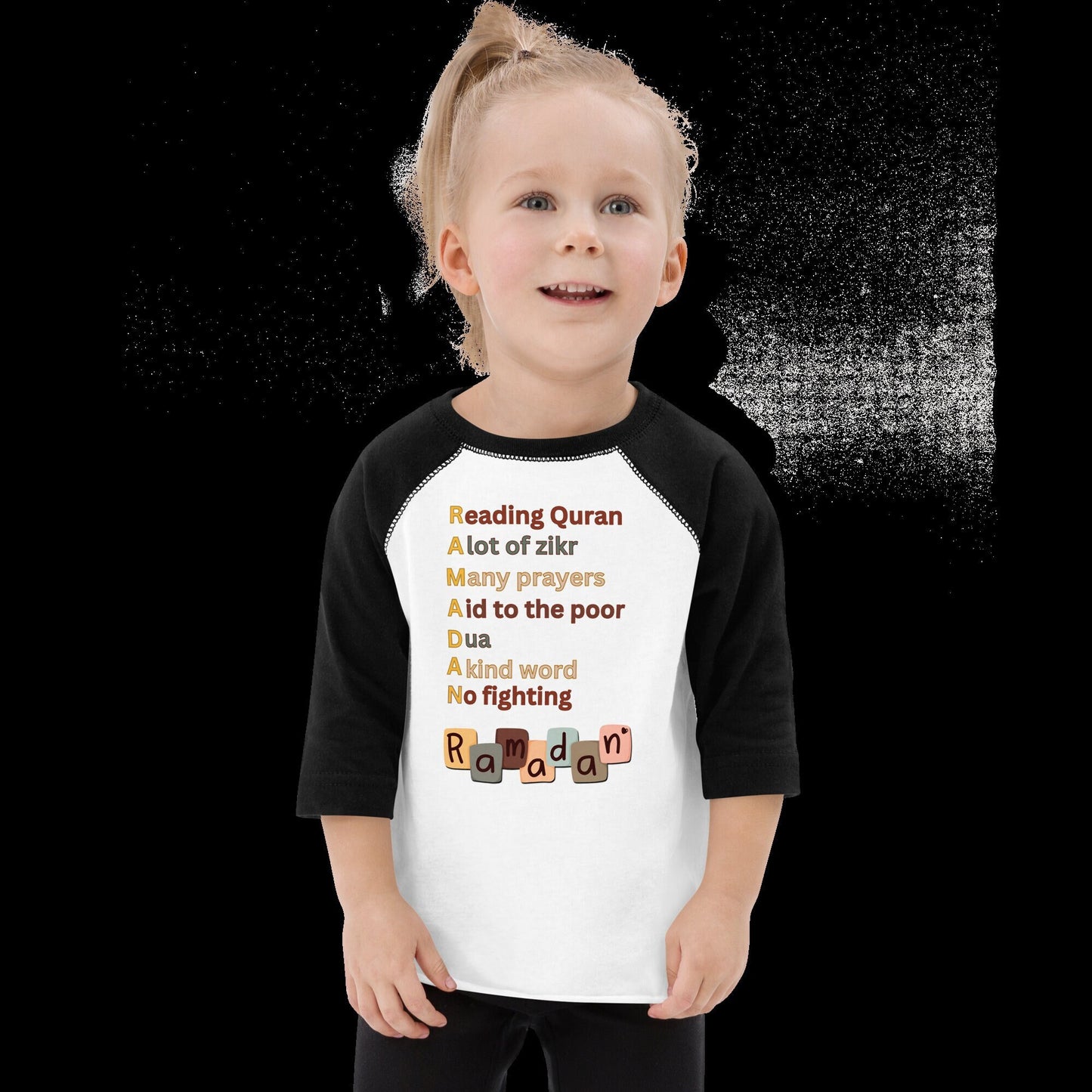 Ramadan Kids' Shirt, Muslim Kid Tee, Ramadan Tees, Youth baseball shirt