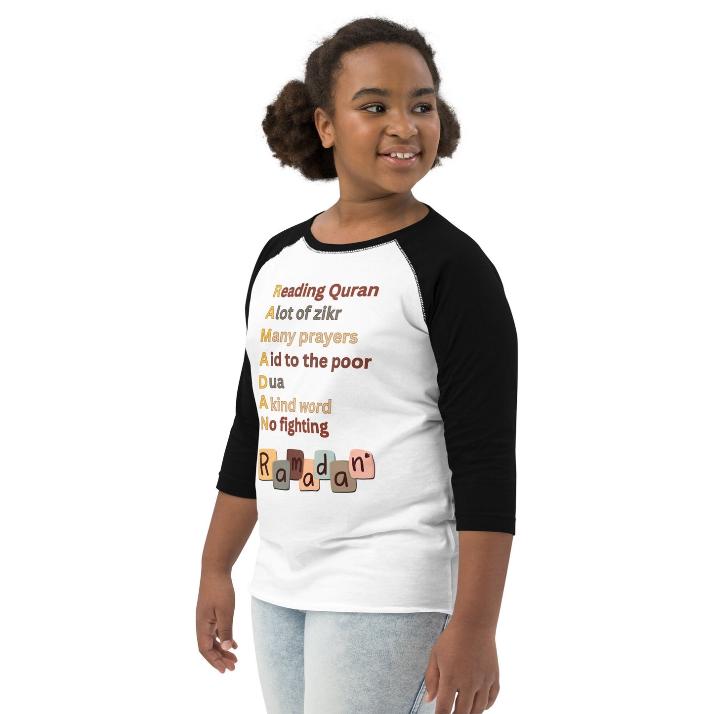 Ramadan Kids' Shirt, Muslim Kid Tee, Ramadan Tees, Youth baseball shirt