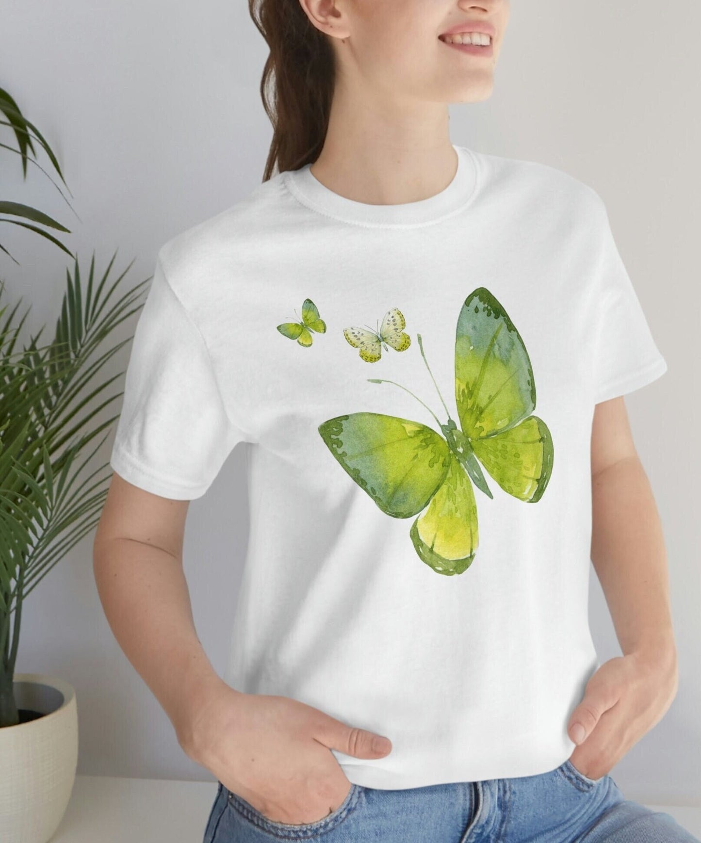 Butterfly T-shirt, Butterfly Tee, Nature Lover Shirt, Butterflies Tee Gift, Insect Shirts, Aesthetic Shirt, Butterfly Cute Shirt