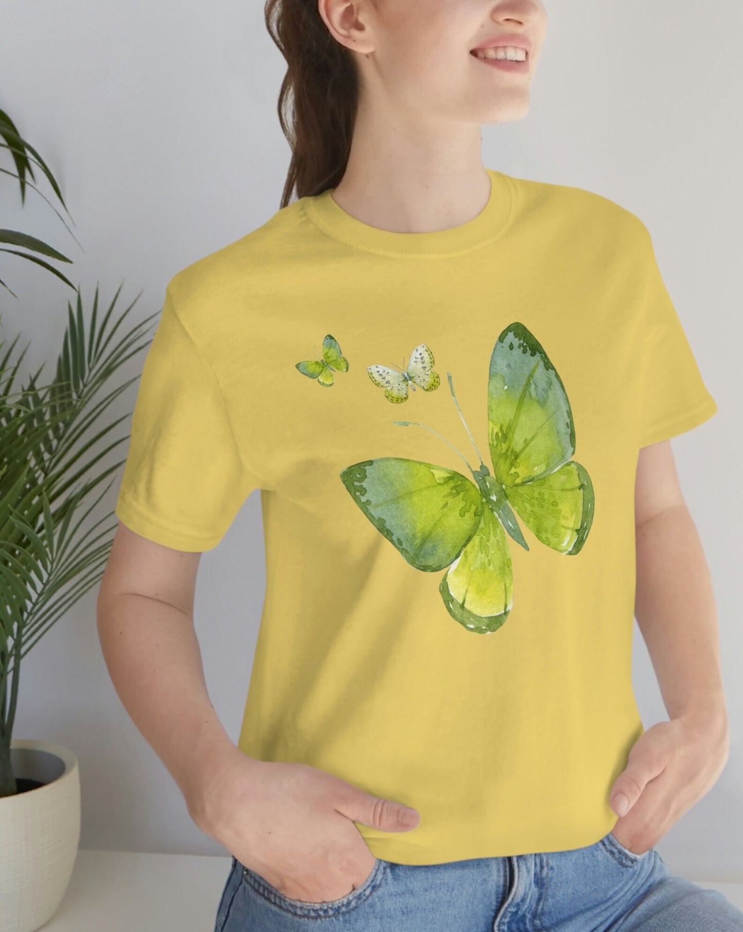 Butterfly T-shirt, Butterfly Tee, Nature Lover Shirt, Butterflies Tee Gift, Insect Shirts, Aesthetic Shirt, Butterfly Cute Shirt