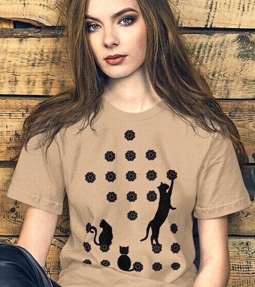 Cat Mom Shirt, Gift For Cat Lover, T, Gift For Cat Mom, Pet Lover Shirt, Gift For Her, Black Cat Shirt, Gifts For Cat Owners,