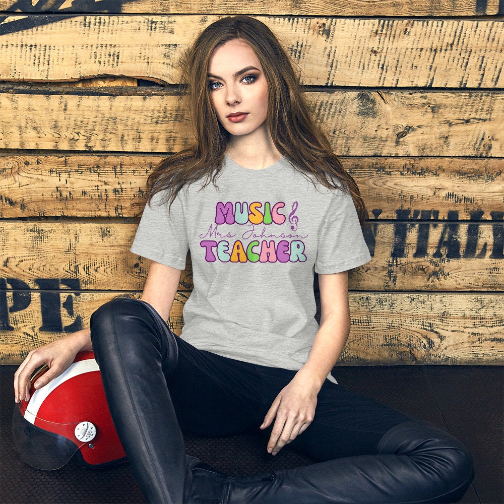 Music Teacher Shirt, Music Teacher Gift, Teacher Appreciation, Gifts For Teachers, Back To School Shirt, Custom Teacher Shirt