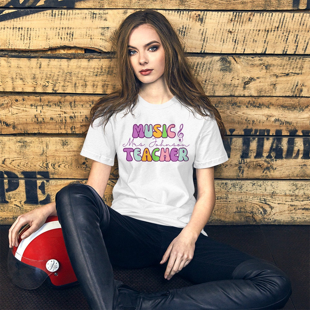 Music Teacher Shirt, Music Teacher Gift, Teacher Appreciation, Gifts For Teachers, Back To School Shirt, Custom Teacher Shirt