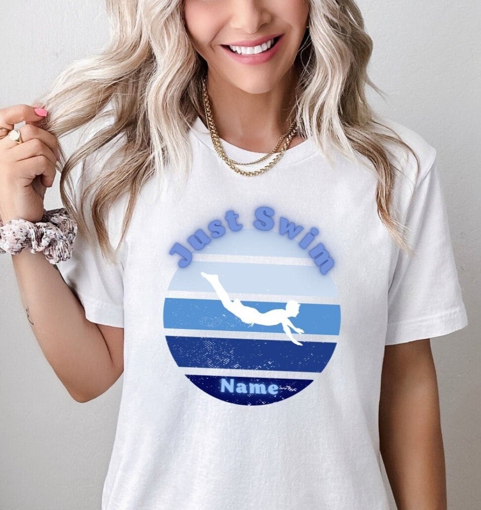 Swimming T-shirt, Swimming Lover Gift, Unisex Jersey Short Sleeve Tee