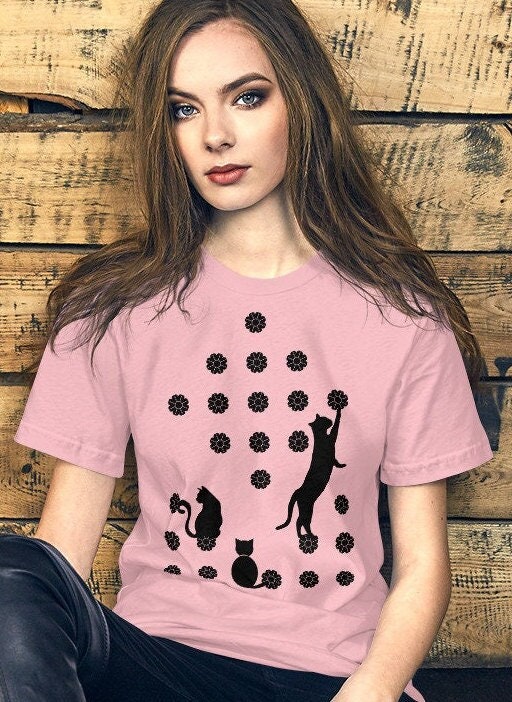 Cat Mom Shirt, Gift For Cat Lover, T, Gift For Cat Mom, Pet Lover Shirt, Gift For Her, Black Cat Shirt, Gifts For Cat Owners,
