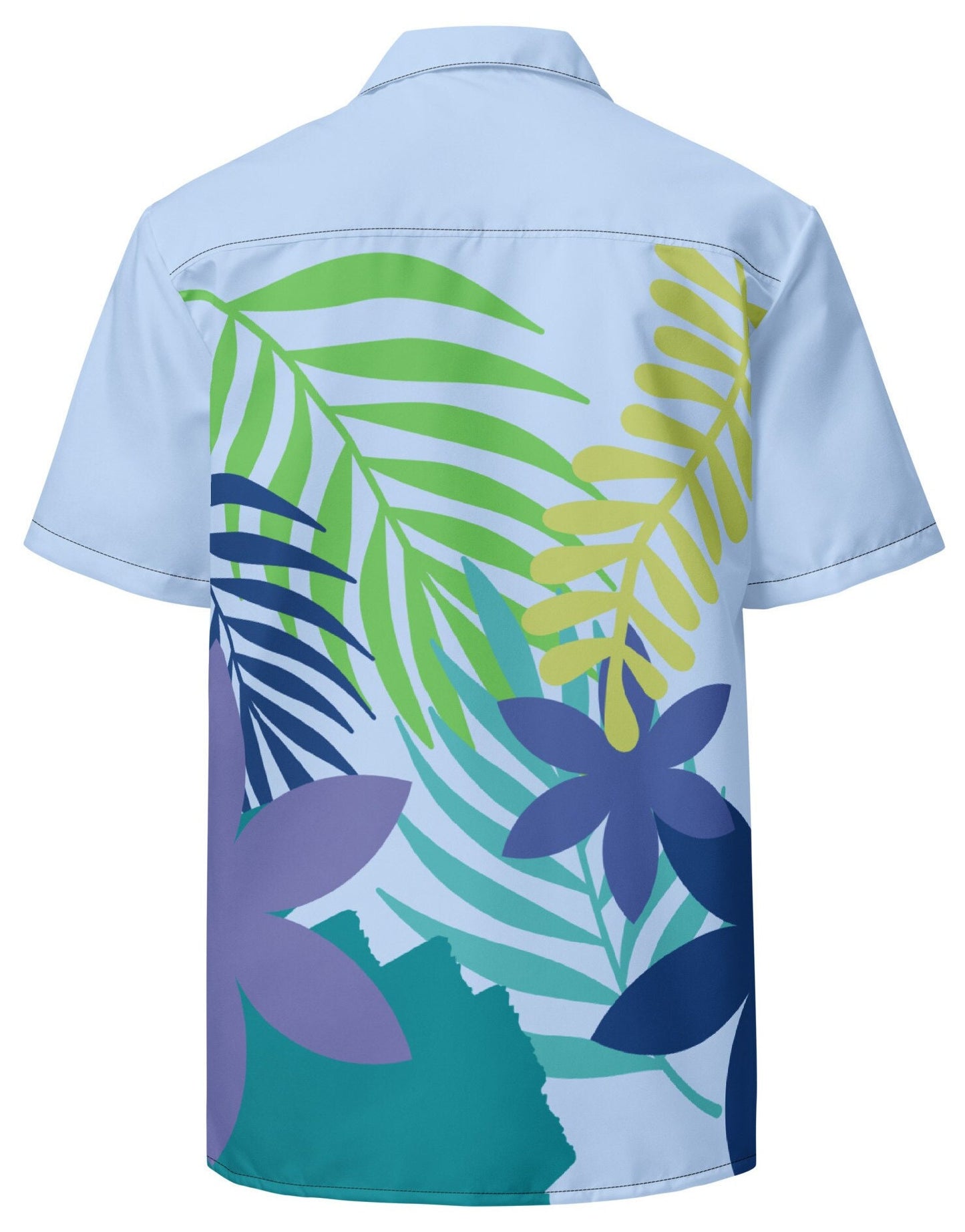 Hawaii Aloha Shirt, Summer Beach Shirt, Hawaii Summer Shirt for Him, Colorful Nature Men's button shirt