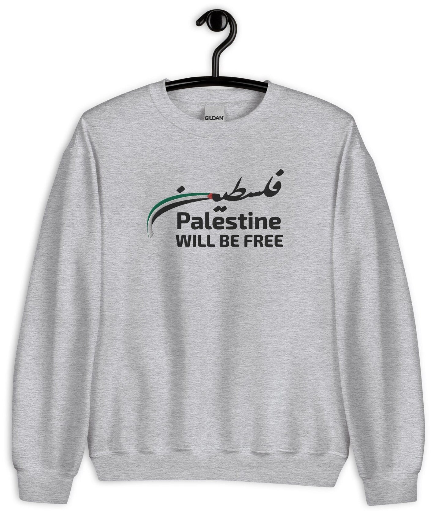 Embroidered Palestine Sweatshirt