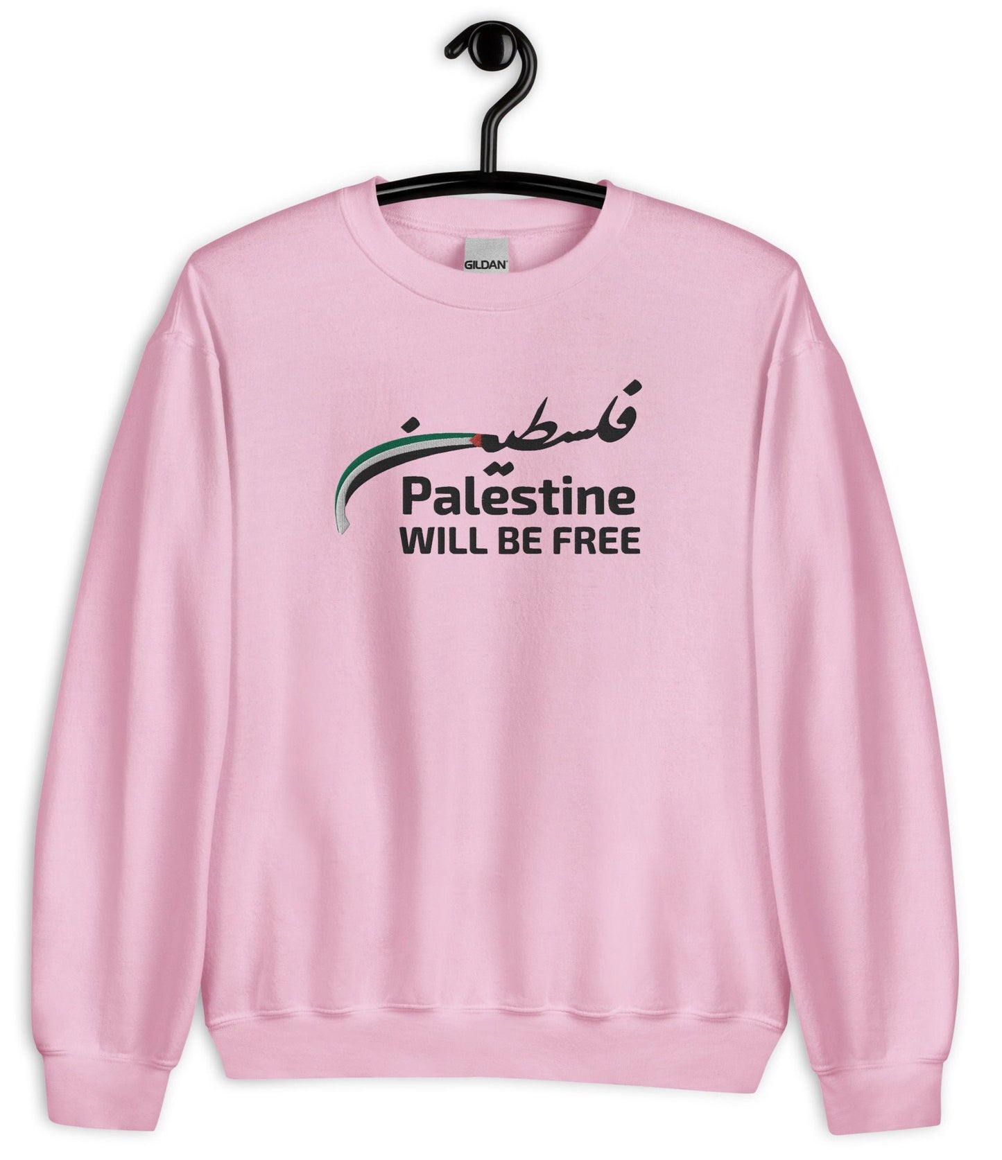 Embroidered Palestine Sweatshirt