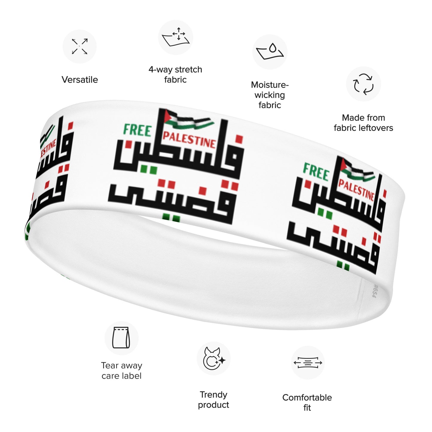 Free Palestine Headband, Free Gaza
