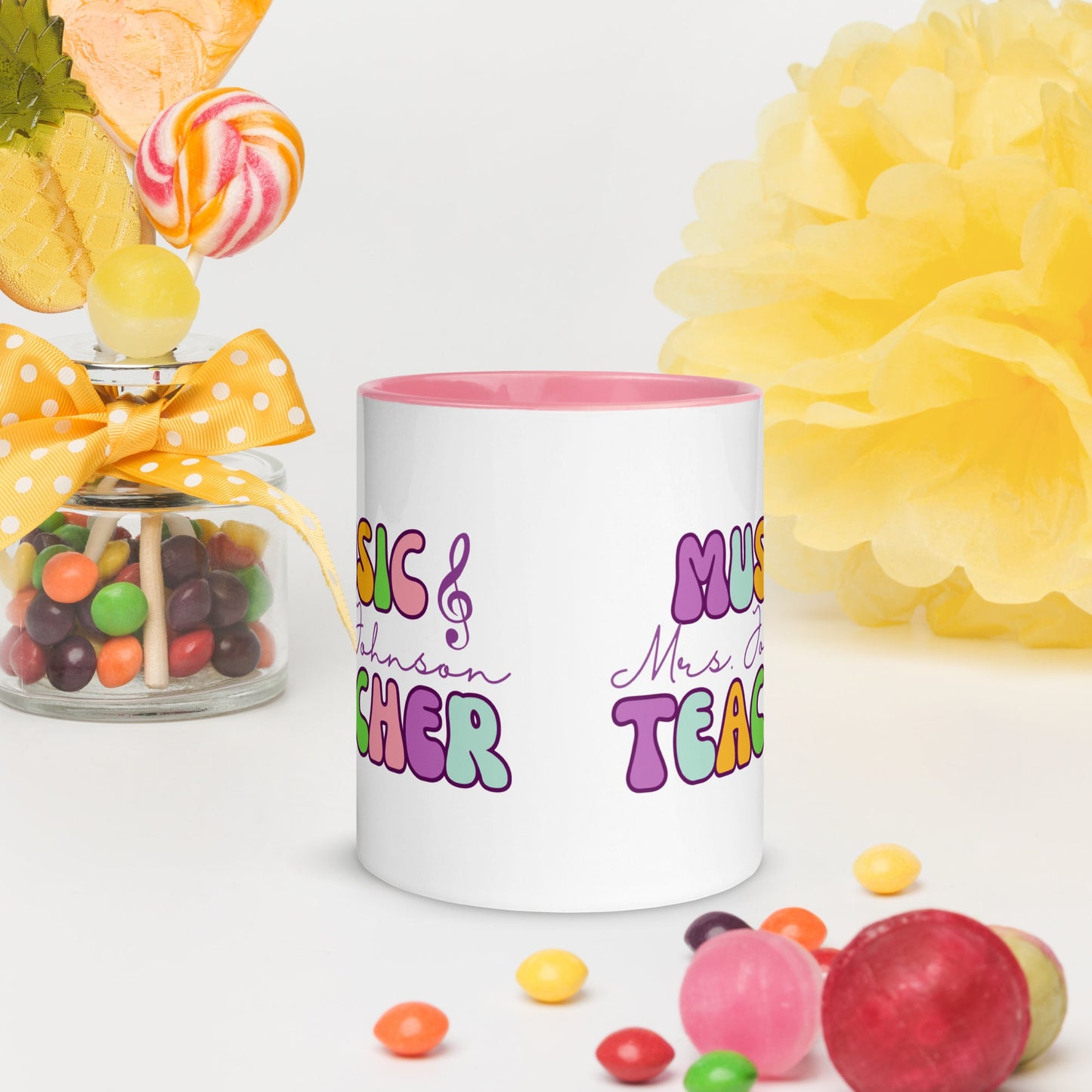 11 OZ Personalized Music Teacher Mug, Piano Teacher Gift, Music Teacher Cup, Band Teacher Gift, Teacher Appreciation,