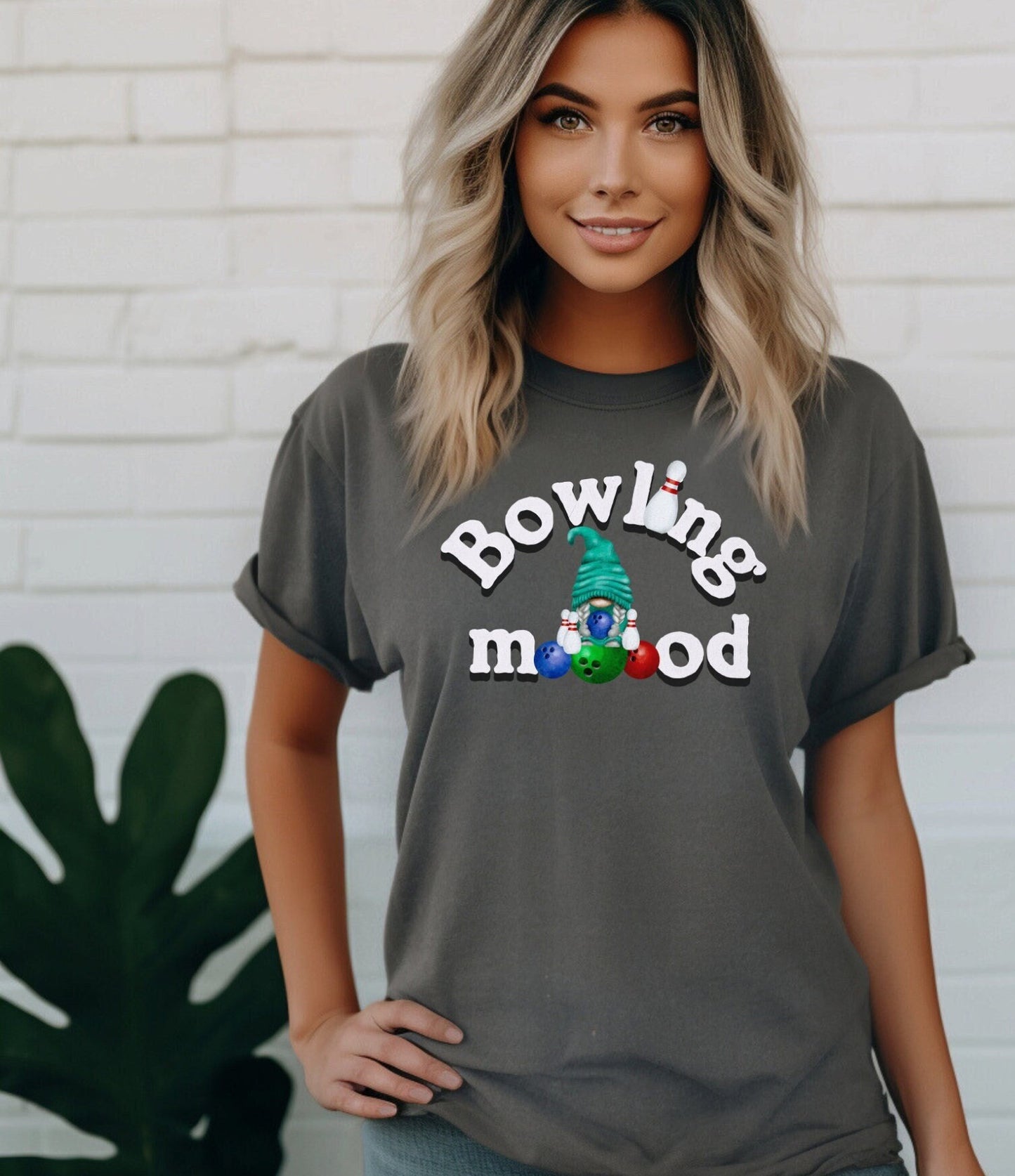 Comfort Colors Gnome Funny Bowling Shirt, Bowling Team Gift, Bowling T Shirt