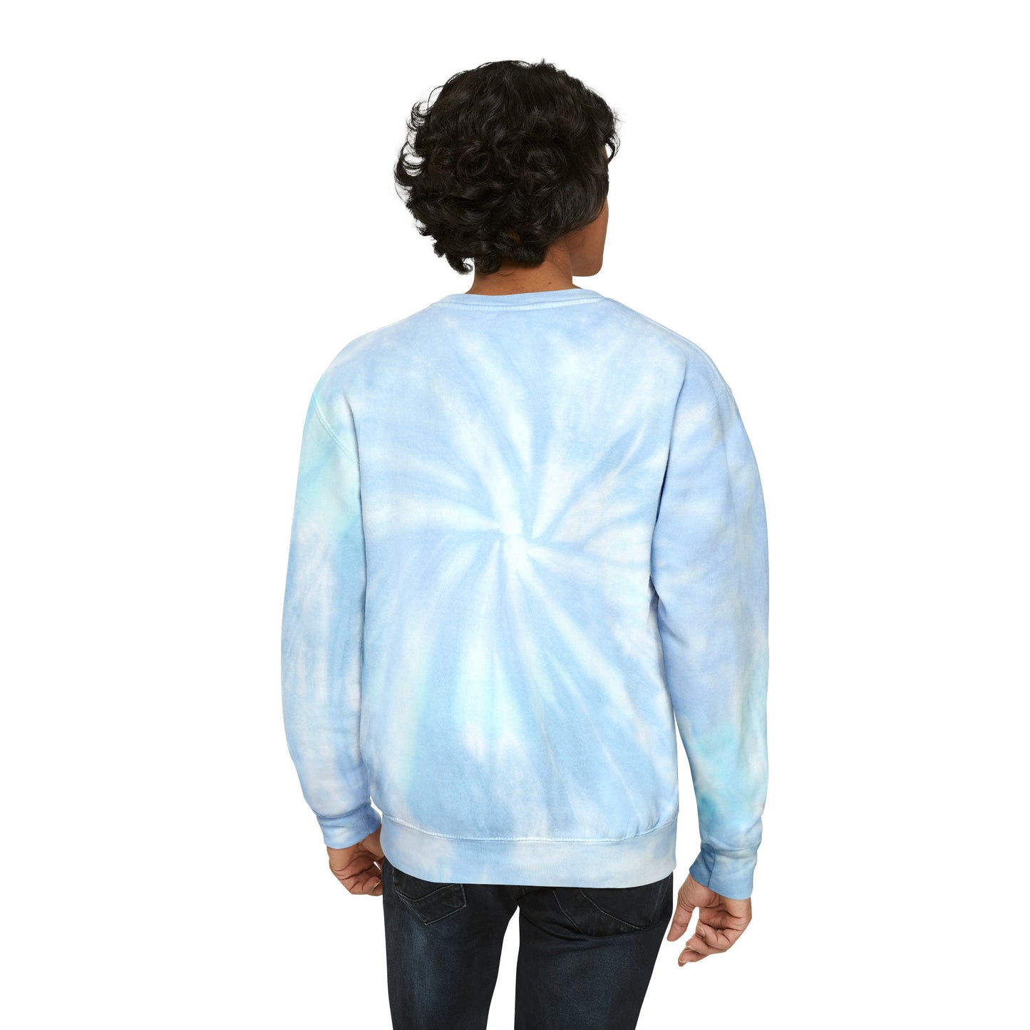 Swimmer Sweatshirt. Swim Team Sweater, Swim Coach Tie-Dye Sweatshirt