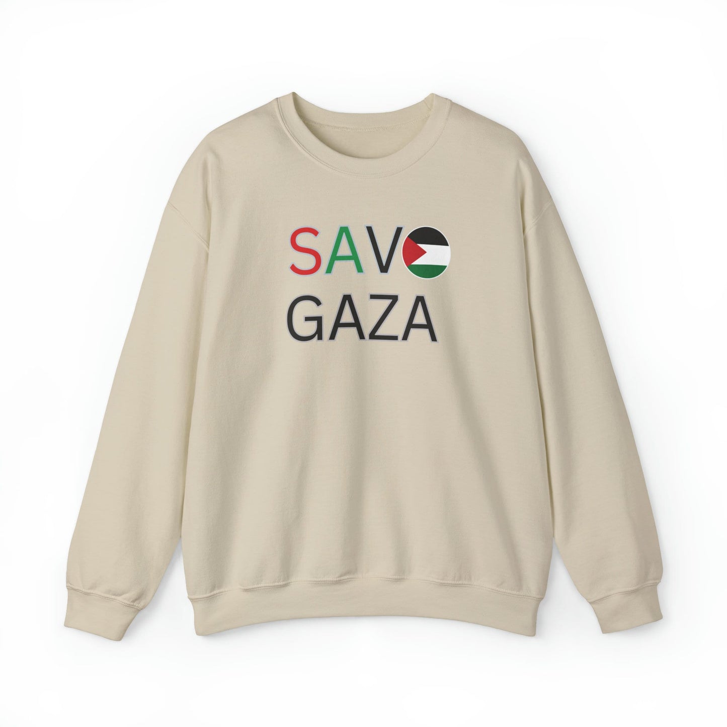 Save Gaza Sweater, Palestine Sweatshirt, Free Palestine Sweater, Palestine Flag Crewneck, Stand With Palestine ™ Crewneck Sweatshirt