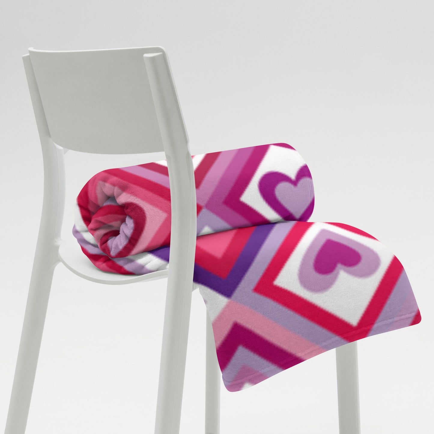 Personalized Valentine's Couple Name Throw Blanket