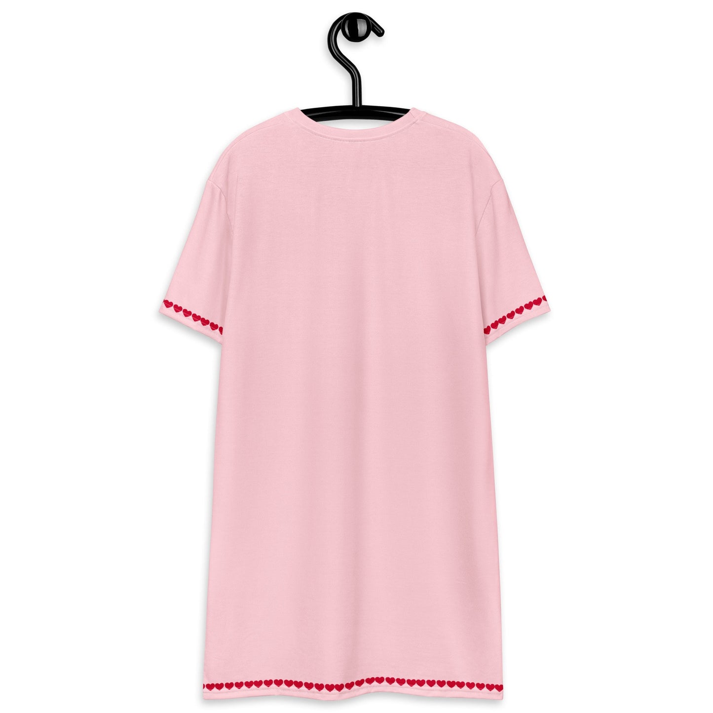 Pink Valentine Pregnancy Tshirt dress, Pregnancy announce, Valentines Maternity T-shirt dress