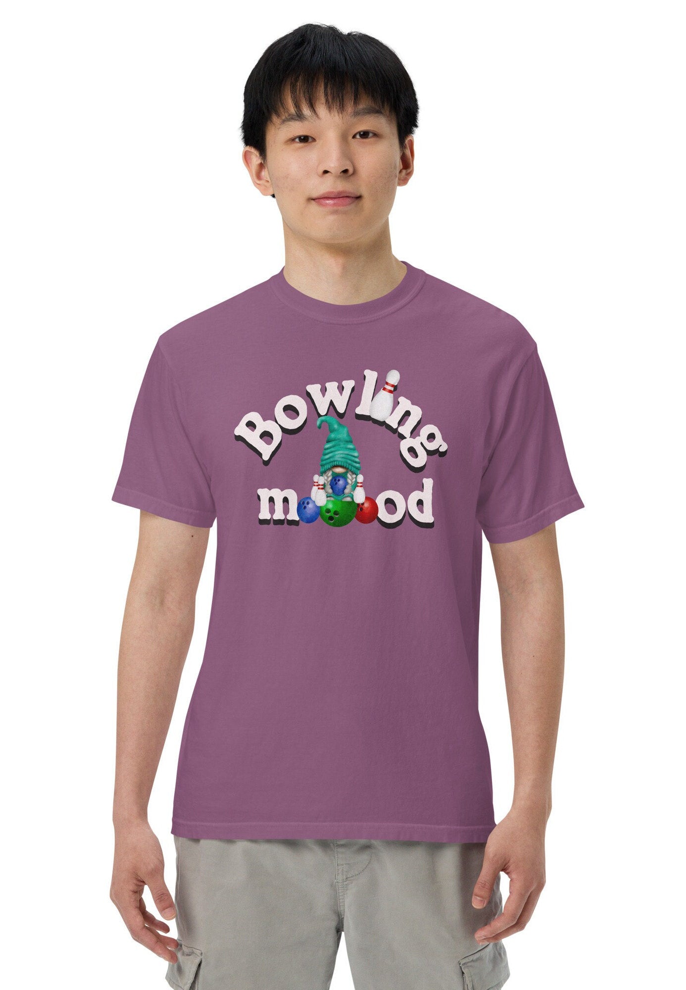 Comfort Colors Gnome Funny Bowling Shirt, Bowling Team Gift, Bowling T Shirt