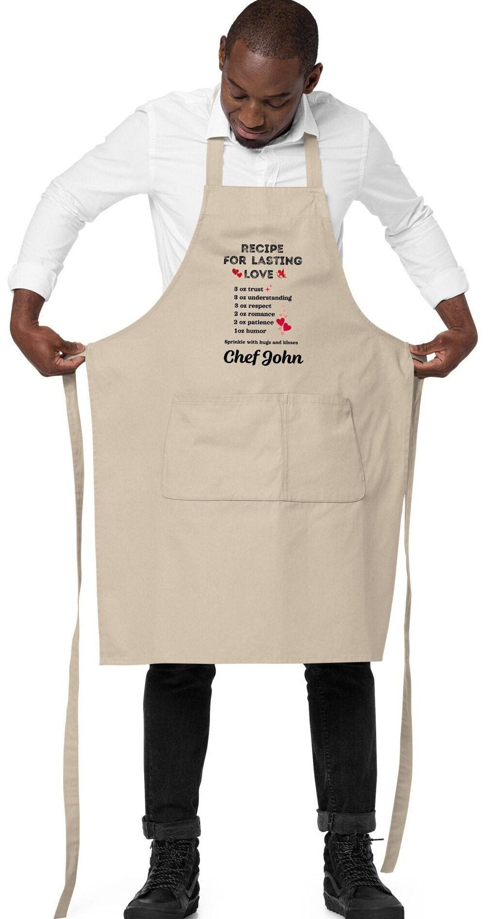 Valentine Organic cotton apron