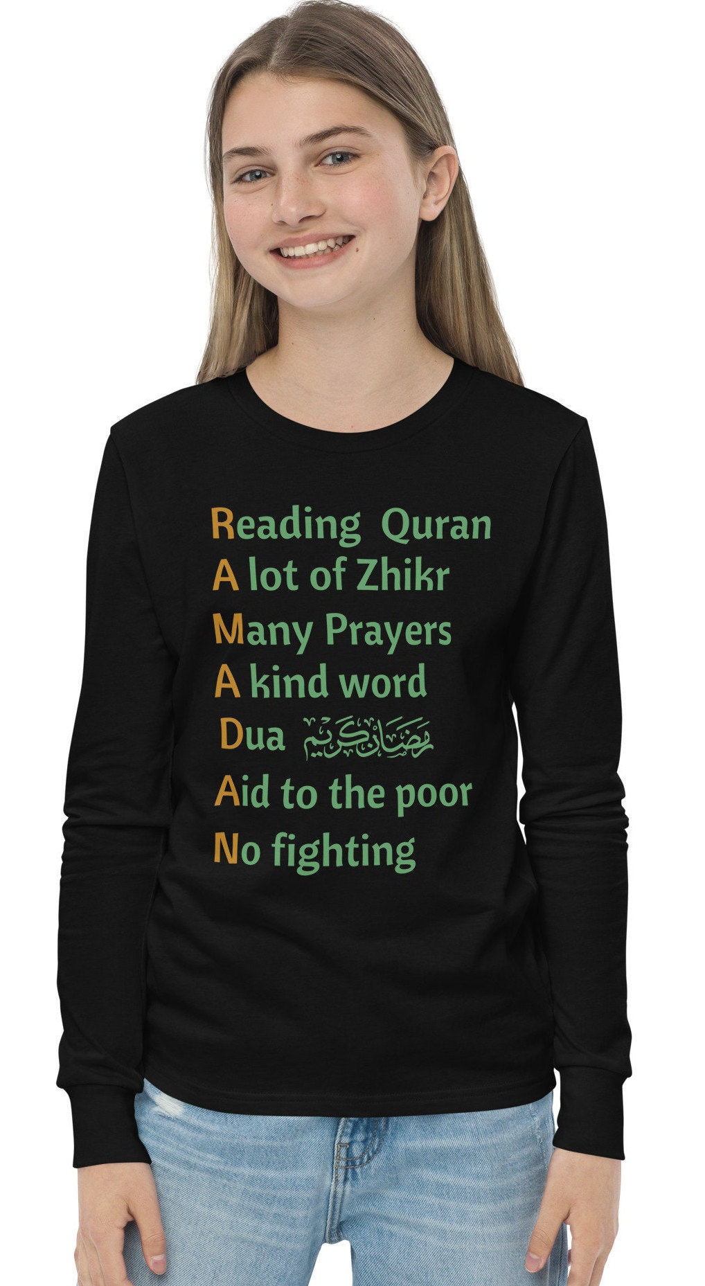 Ramadan Youth long sleeve tee, Ramadan Kid Shirt