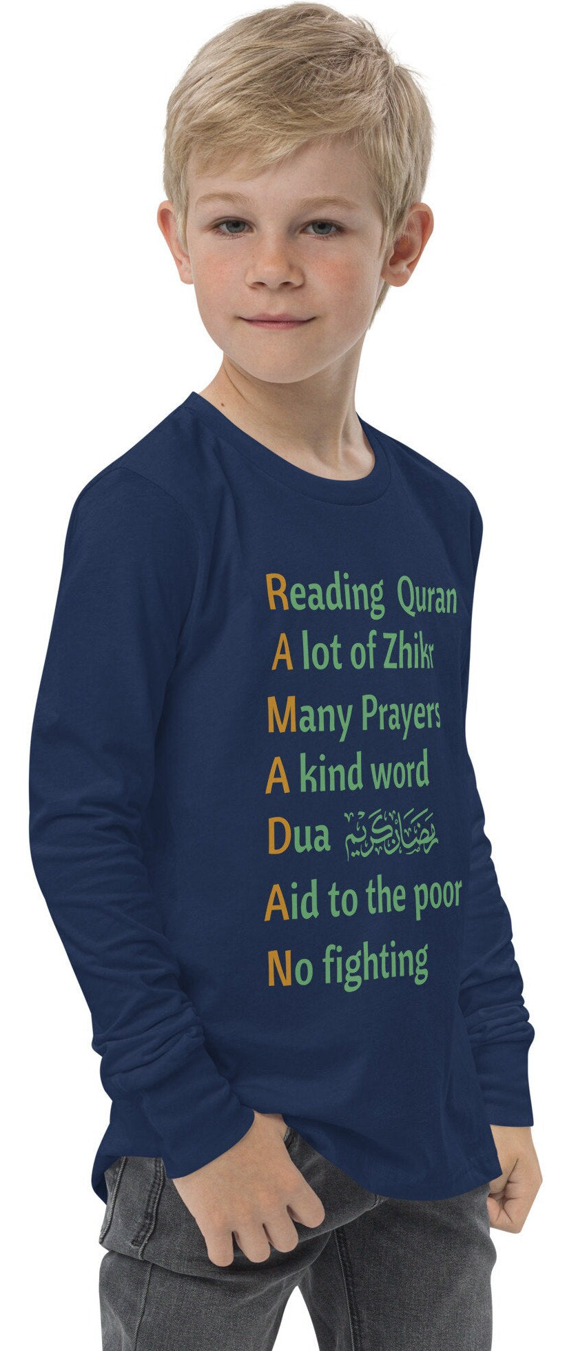 Ramadan Youth long sleeve tee, Ramadan Kid Shirt