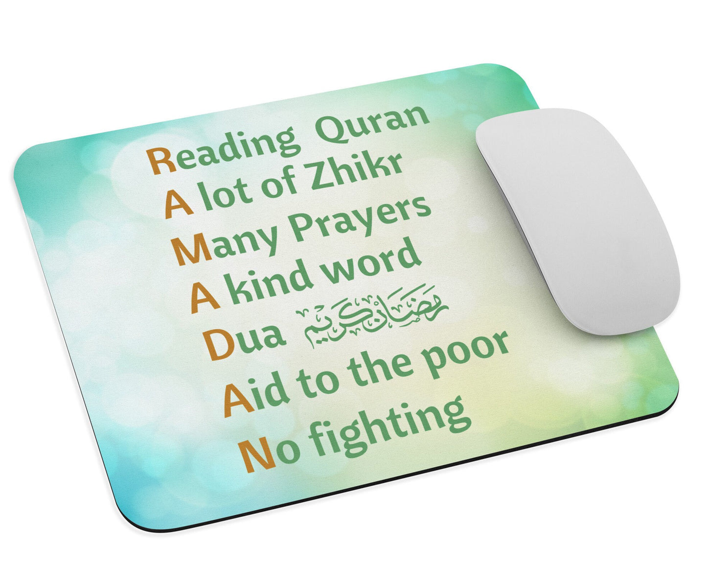 8.7"x7.1" Ramadan Mouse pad, Ramadan Decoration