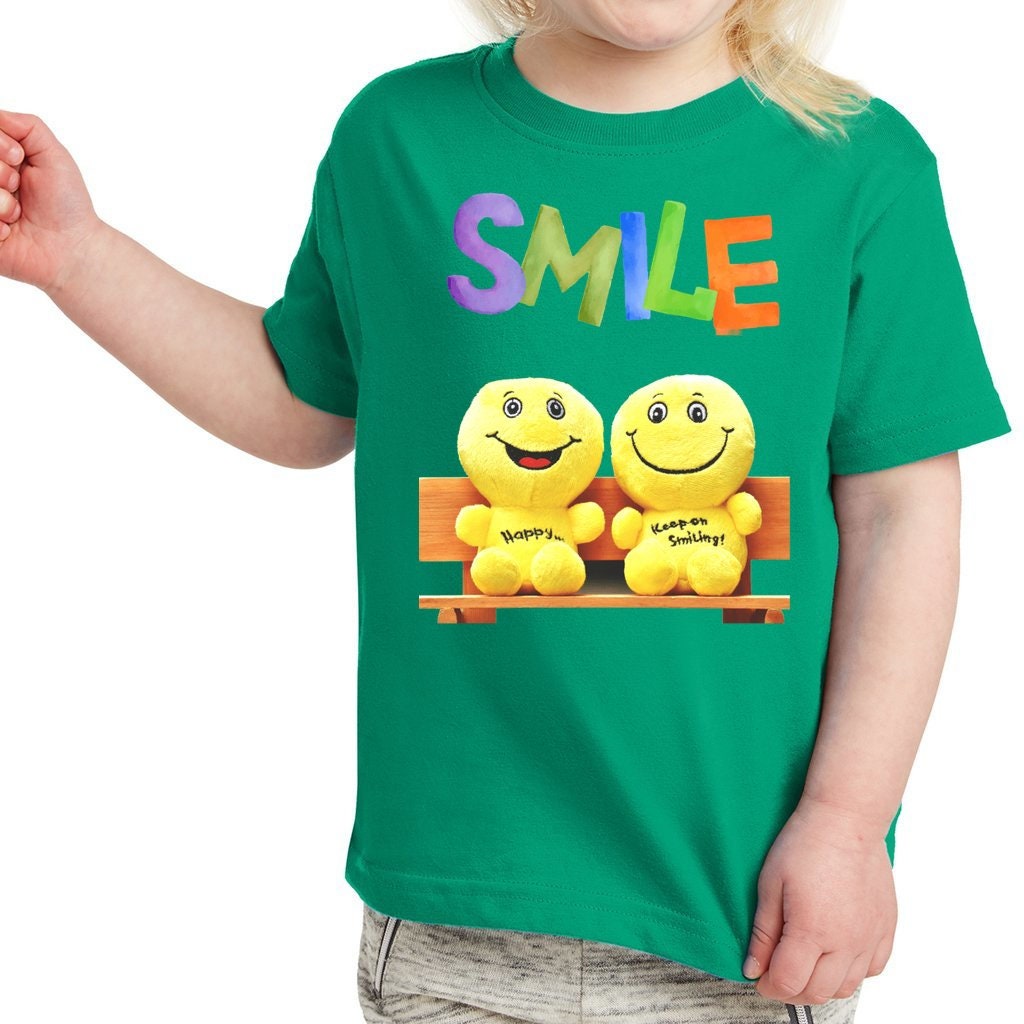 2 T Toddler Fine Jersey Tee, Happy Shirt, Toddlers Gift, Kids Tees