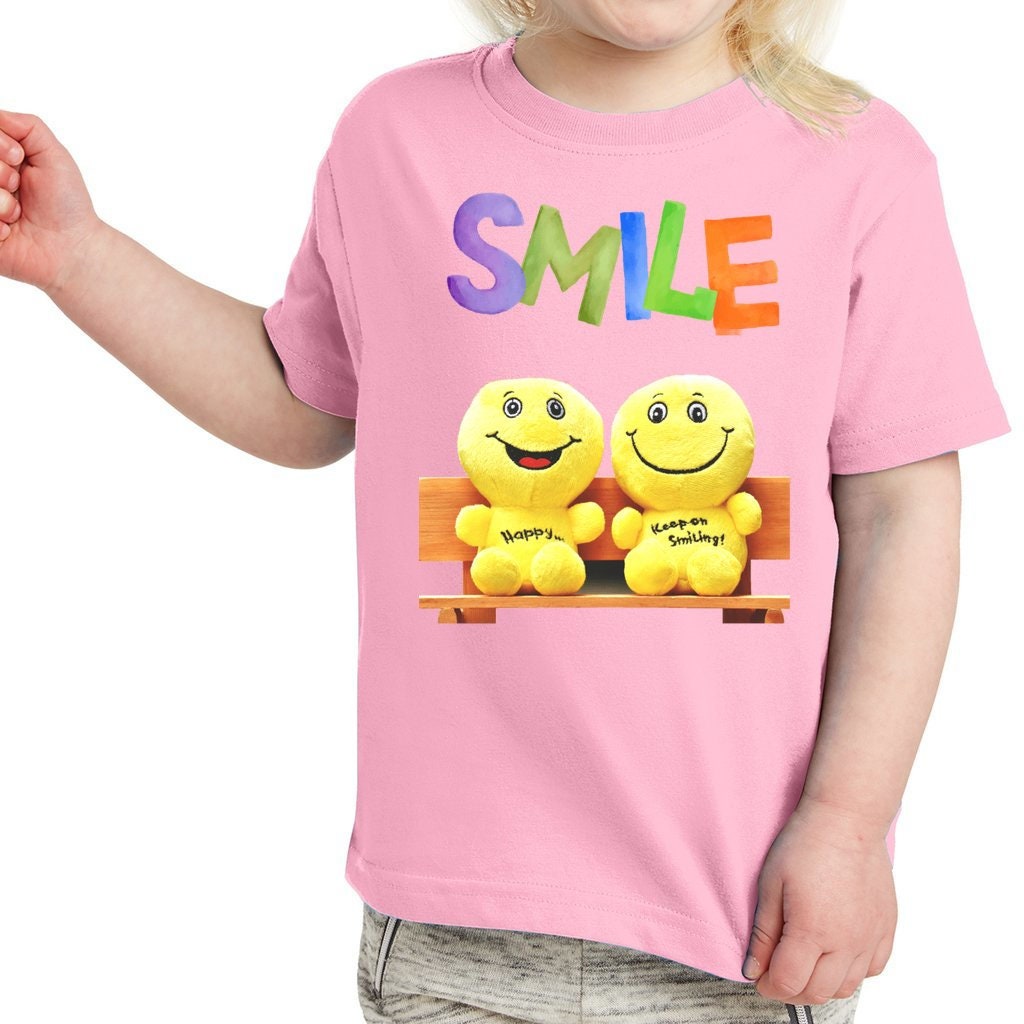 2 T Toddler Fine Jersey Tee, Happy Shirt, Toddlers Gift, Kids Tees