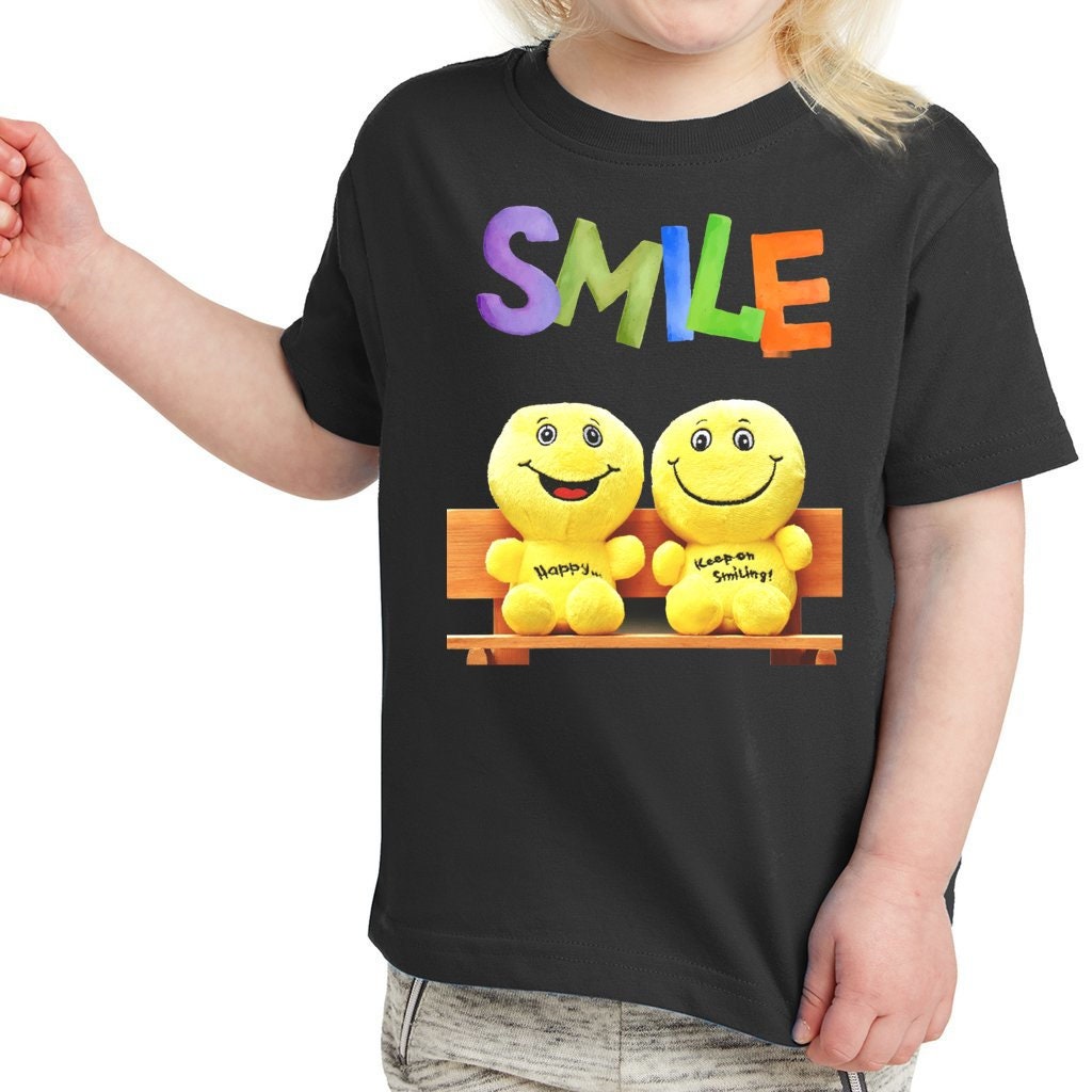 2 T Toddler Fine Jersey Tee, Happy Shirt, Toddlers Gift, Kids Tees