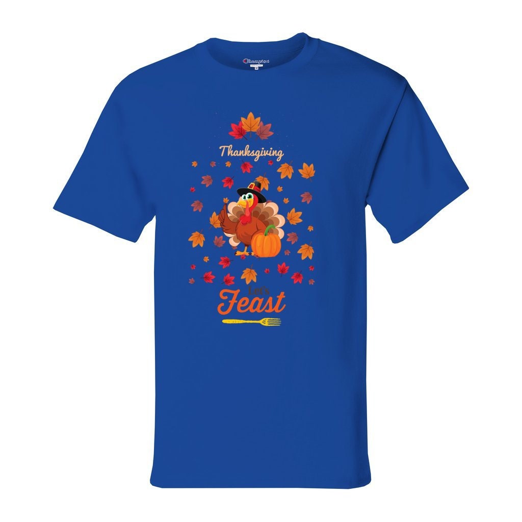 Unisex Thanksgiving T-shirt, Champion Thanksgiving Top, Fall Cool T-shirts, Men Thanksgiving Shirt