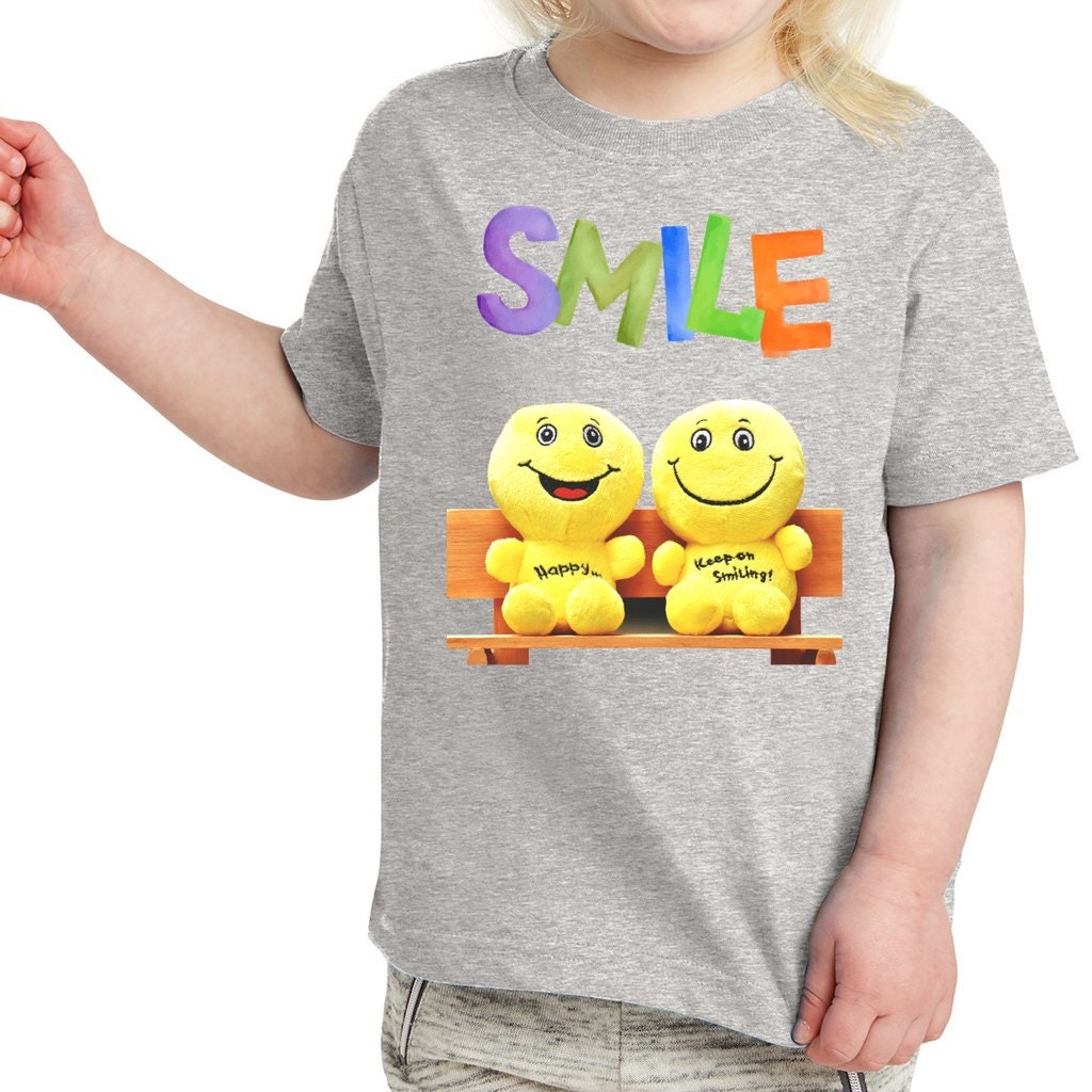 2 T Toddler Fine Jersey Tee, Happy Shirt, Toddlers Gift, Kids Tees