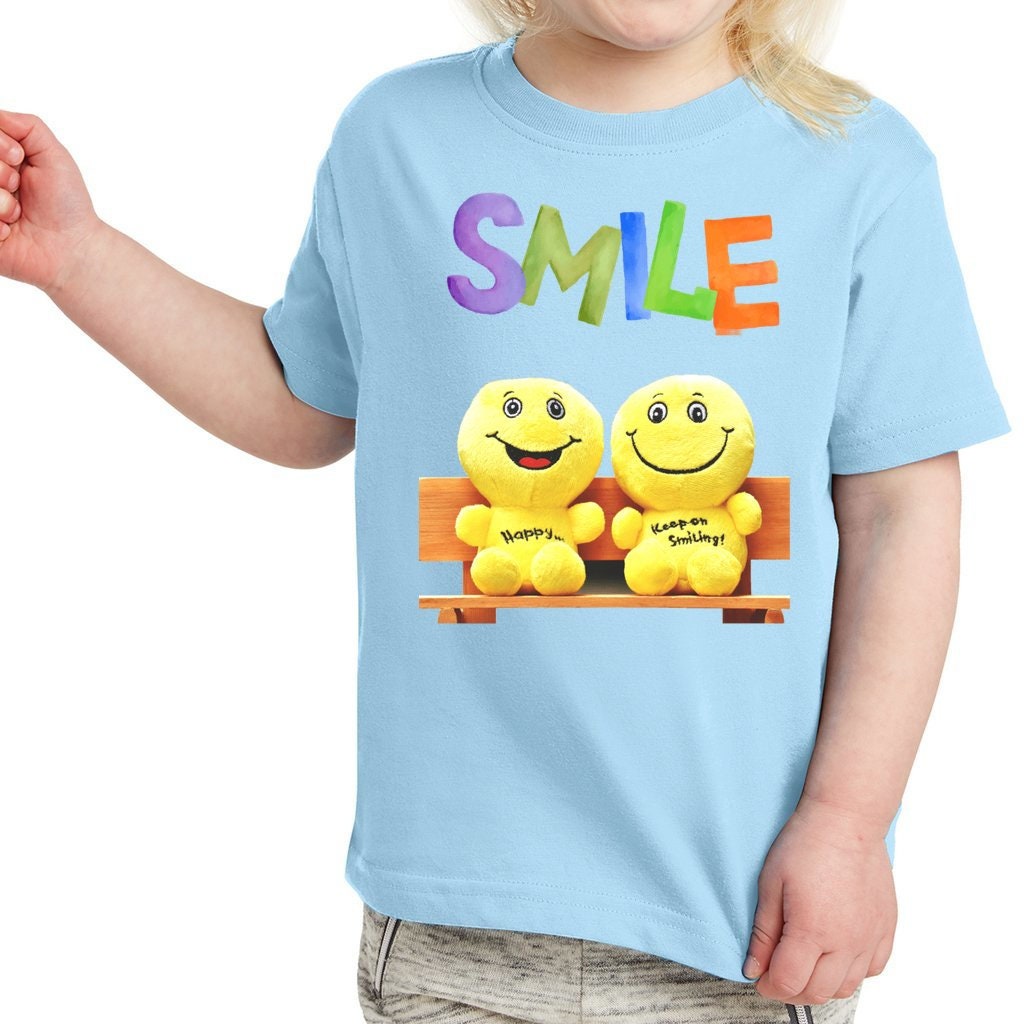 2 T Toddler Fine Jersey Tee, Happy Shirt, Toddlers Gift, Kids Tees