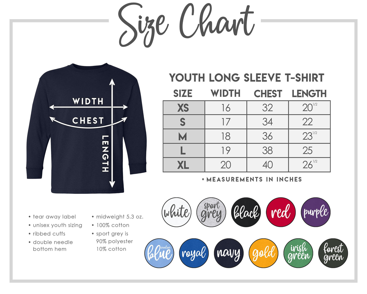 Back to School Shirt, I love School, Youth Heavy Cotton Long Sleeve T-Shirt, Back to school, Shirt,