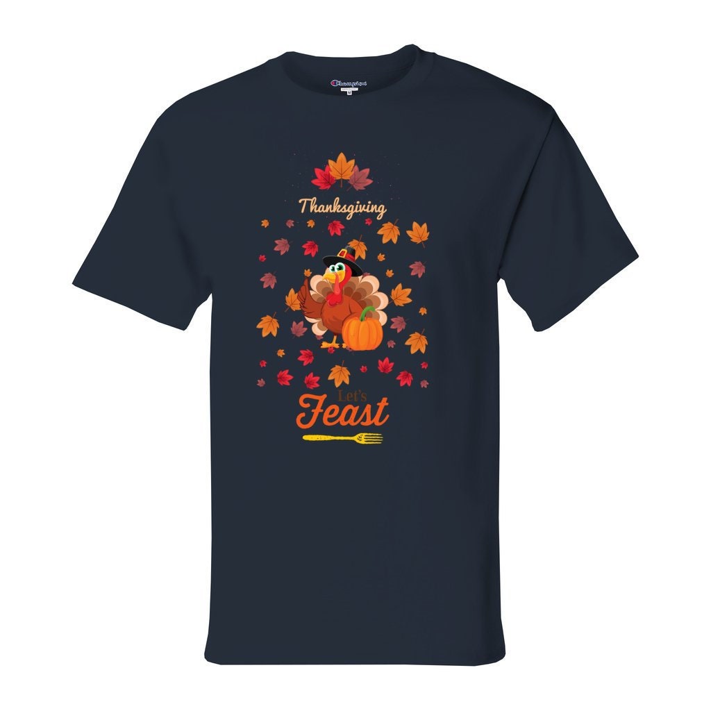 Unisex Thanksgiving T-shirt, Champion Thanksgiving Top, Fall Cool T-shirts, Men Thanksgiving Shirt