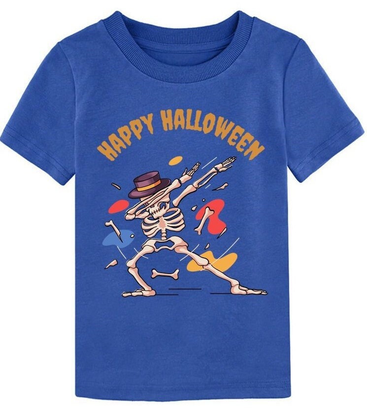 Toddler Halloween T-Shirt, Dancing Skeleton Toddler Shirt, Spooky Toddler Shirt, Toddler Halloween Outfit, Boy and Girl Halloween Costume