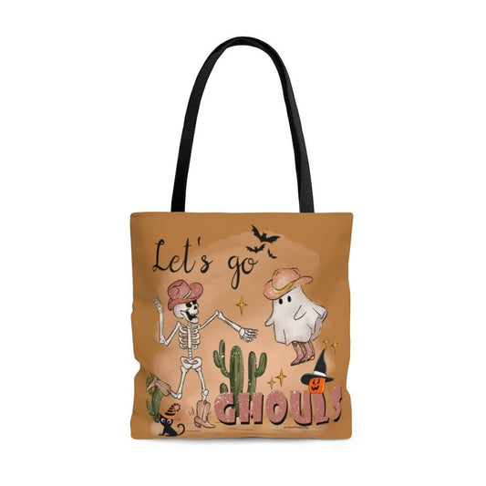 AOP Spooky Girl Tote Bag, Halloween Spooky Tote, Halloween Candy Bag, Tote Bag, Kid Tote Bag, Halloween Gift.