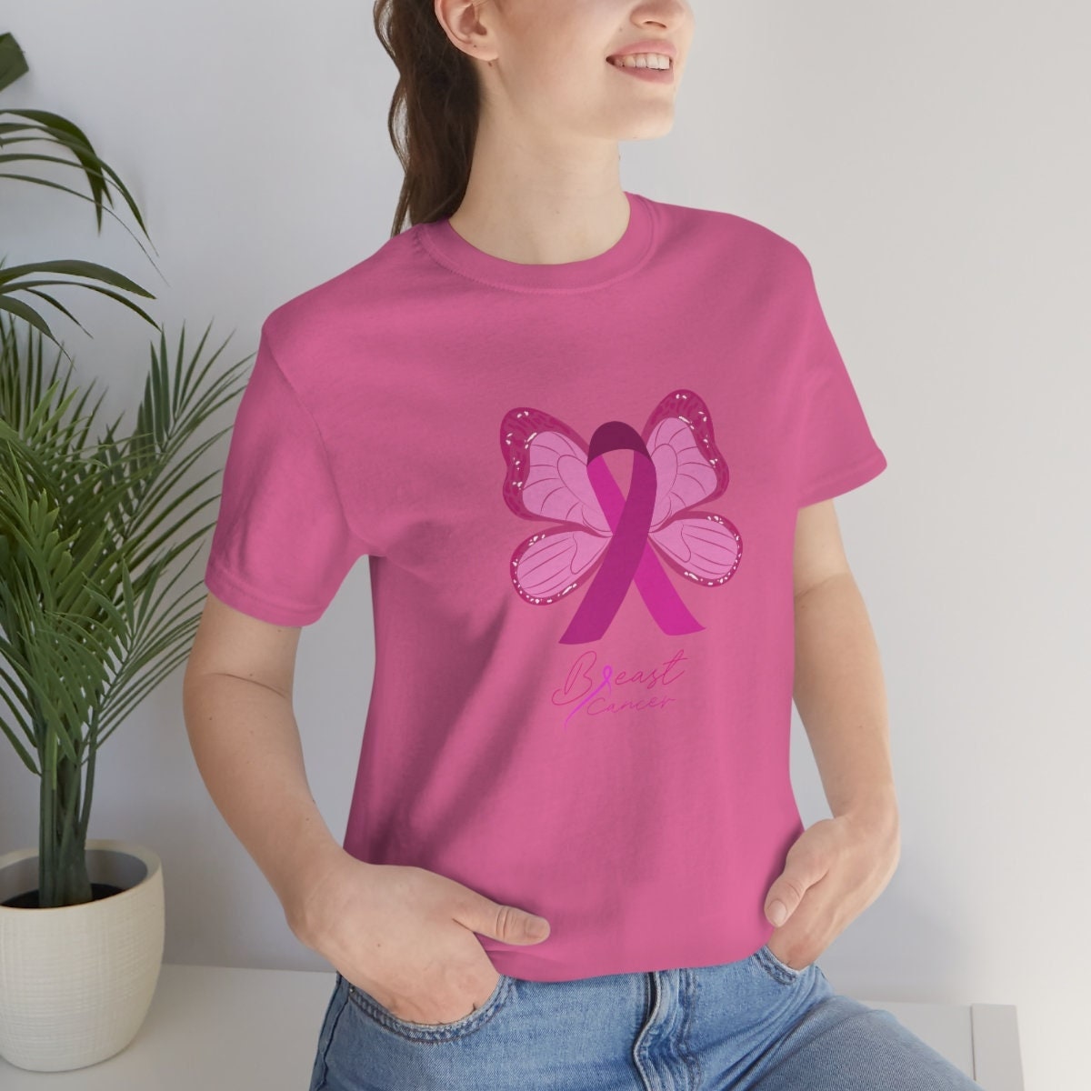 Breast Cancer Awareness Shirt, Breast Cancer Ribbon, Pink Ribbon Shirt,