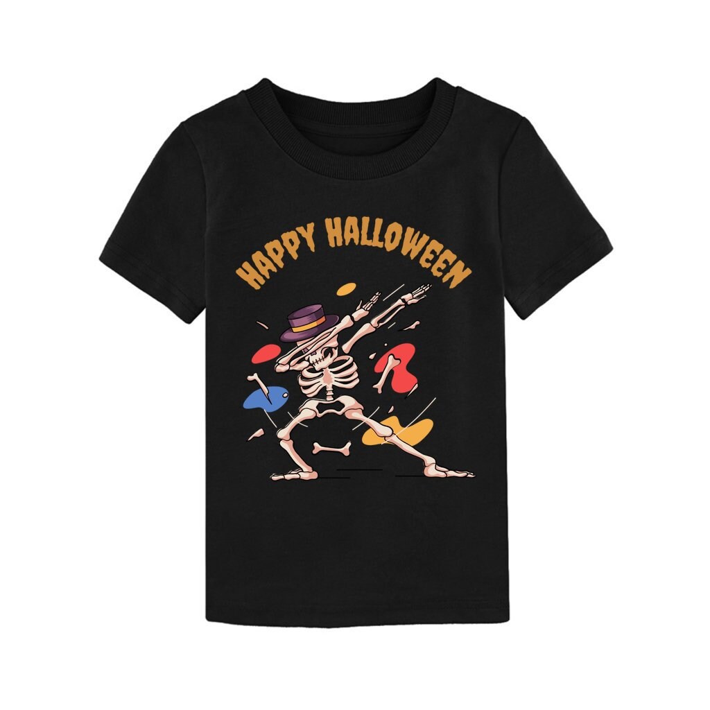 Toddler Halloween T-Shirt, Dancing Skeleton Toddler Shirt, Spooky Toddler Shirt, Toddler Halloween Outfit, Boy and Girl Halloween Costume