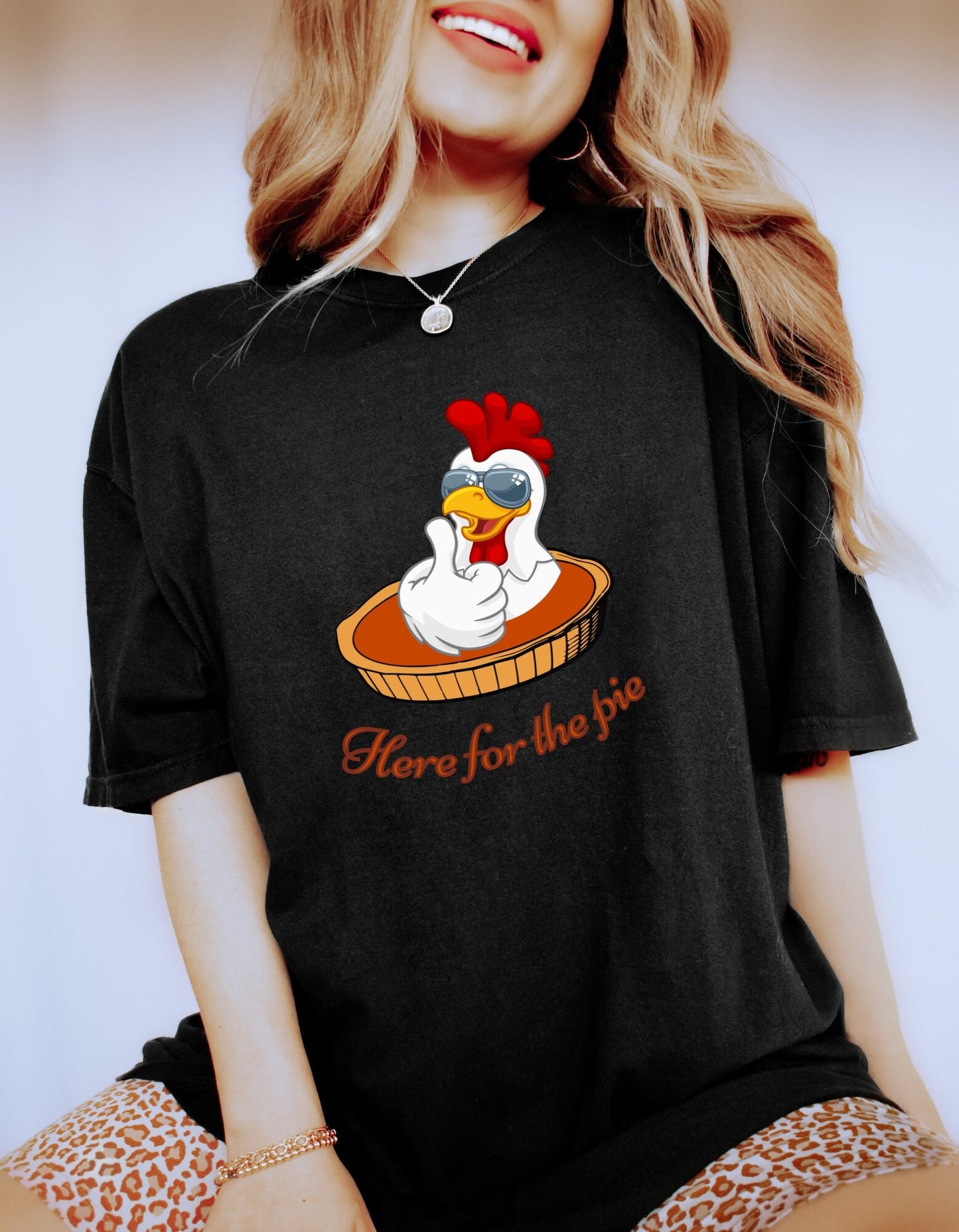 Here for the Pie Tshirt, Thanksgiving Turkey shirt, Funny Thanksgiving Top, Pumpkin Pie Jersey Short Sleeve Tee