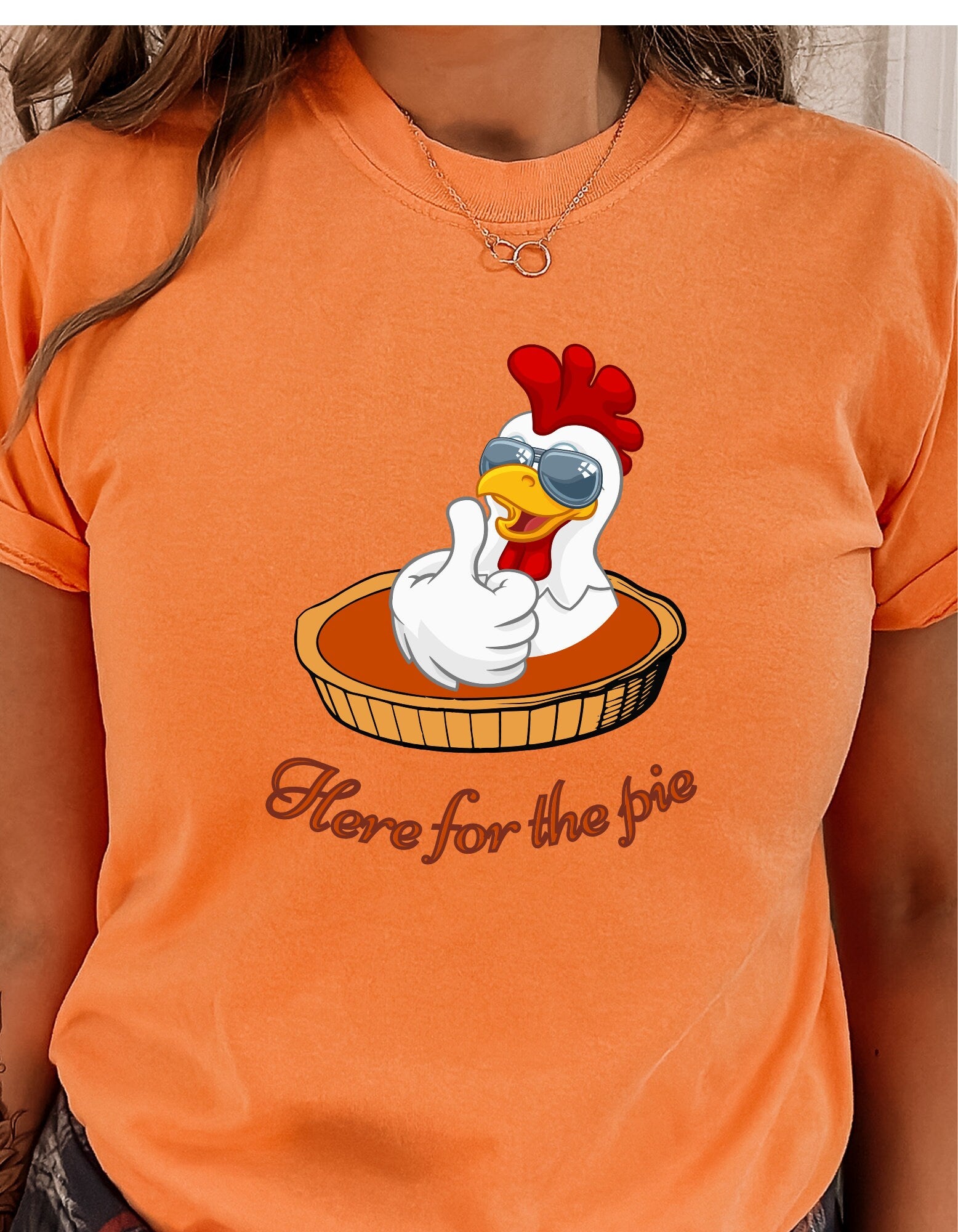 Here for the Pie Tshirt, Thanksgiving Turkey shirt, Funny Thanksgiving Top, Pumpkin Pie Jersey Short Sleeve Tee