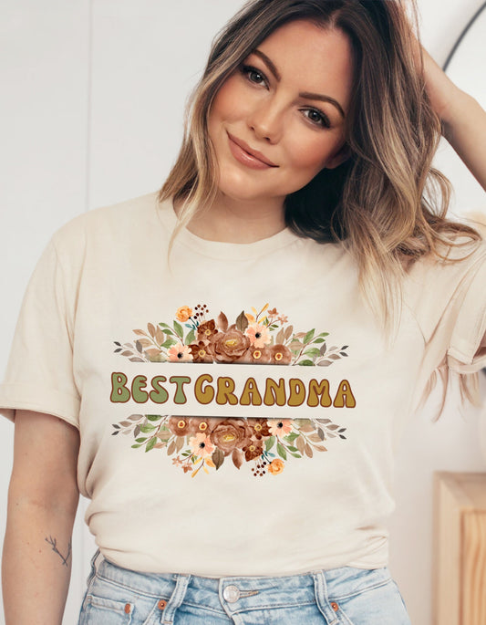 Best Grandma Shirt, Nana Shirt, Grandmother Gift, Unisex Jersey Short Sleeve Tee