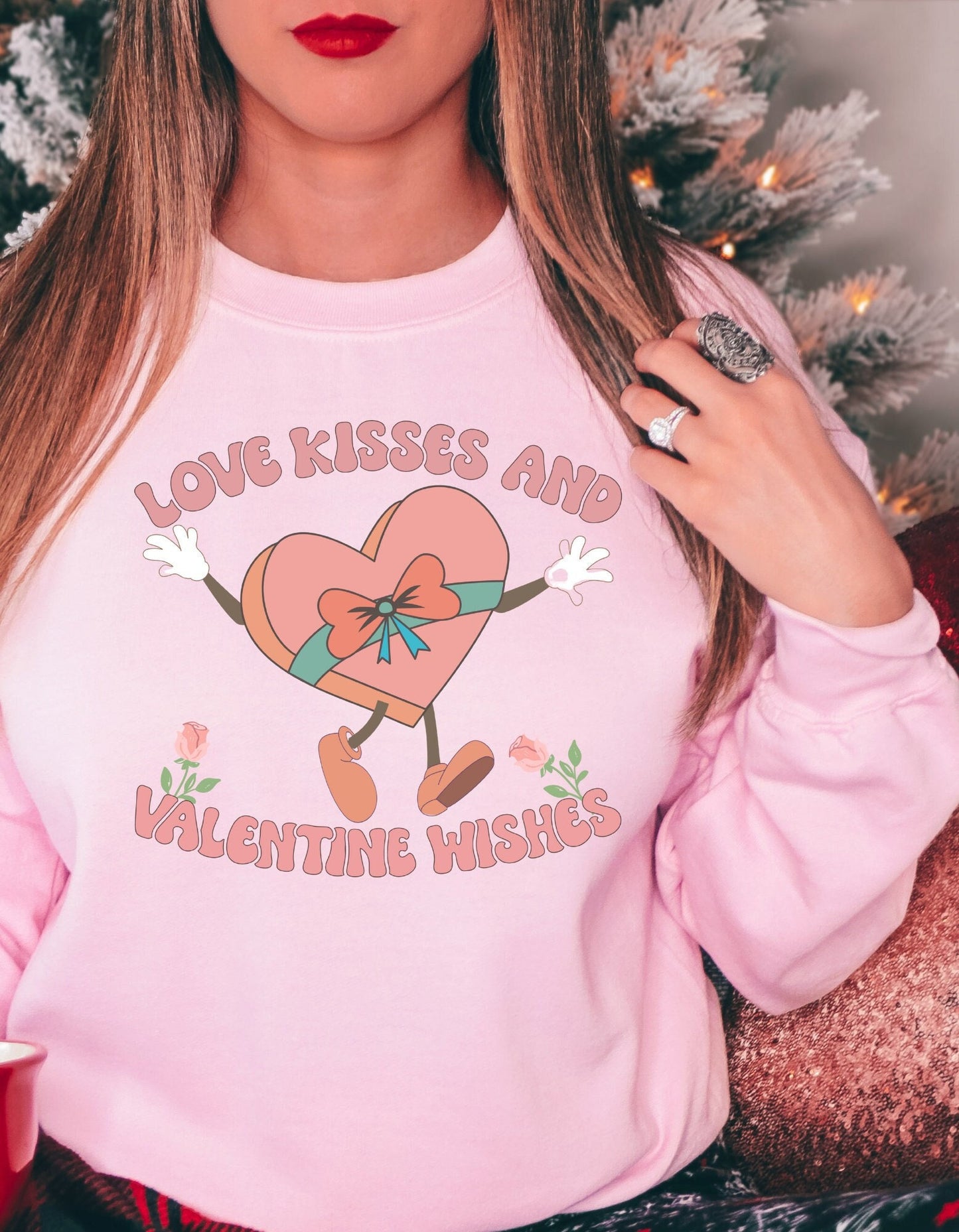 Valentine's Day Sweatshirt, Love Sweatshirt, Valentines Sweater, V Day Sweatshirt, Unisex Heavy Blend Crewneck Sweatshirt